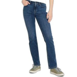 L.L. Bean Favorite Fit Blue Medium Wash Mid-Rise Straight Leg Jeans Size 16
